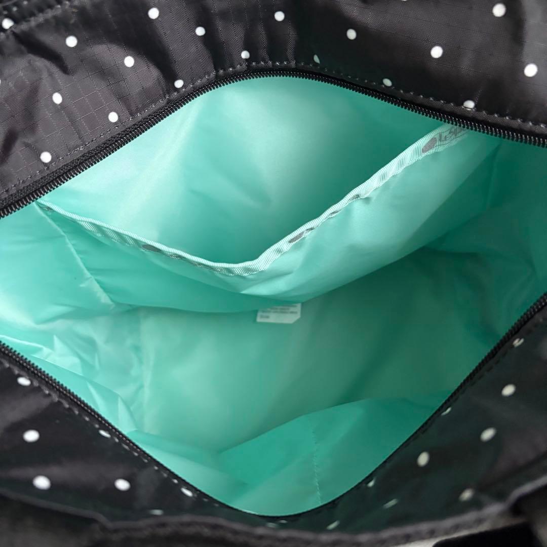 未使用級✨ レスポートサック BUCKET TOTE プティドット トート 黒