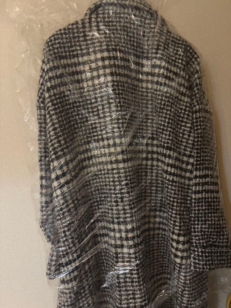 新品未使用タグ付き　ワイドシルエットダブルブレストコート