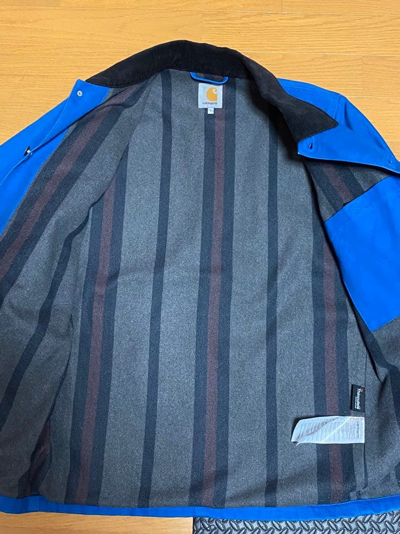 カーハート carhartt ミシガン　チョアコート　WIP　　レア　ブルーS