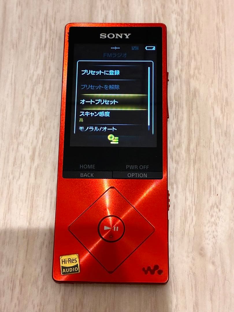 SONY NW-A25 ウォークマン レッド