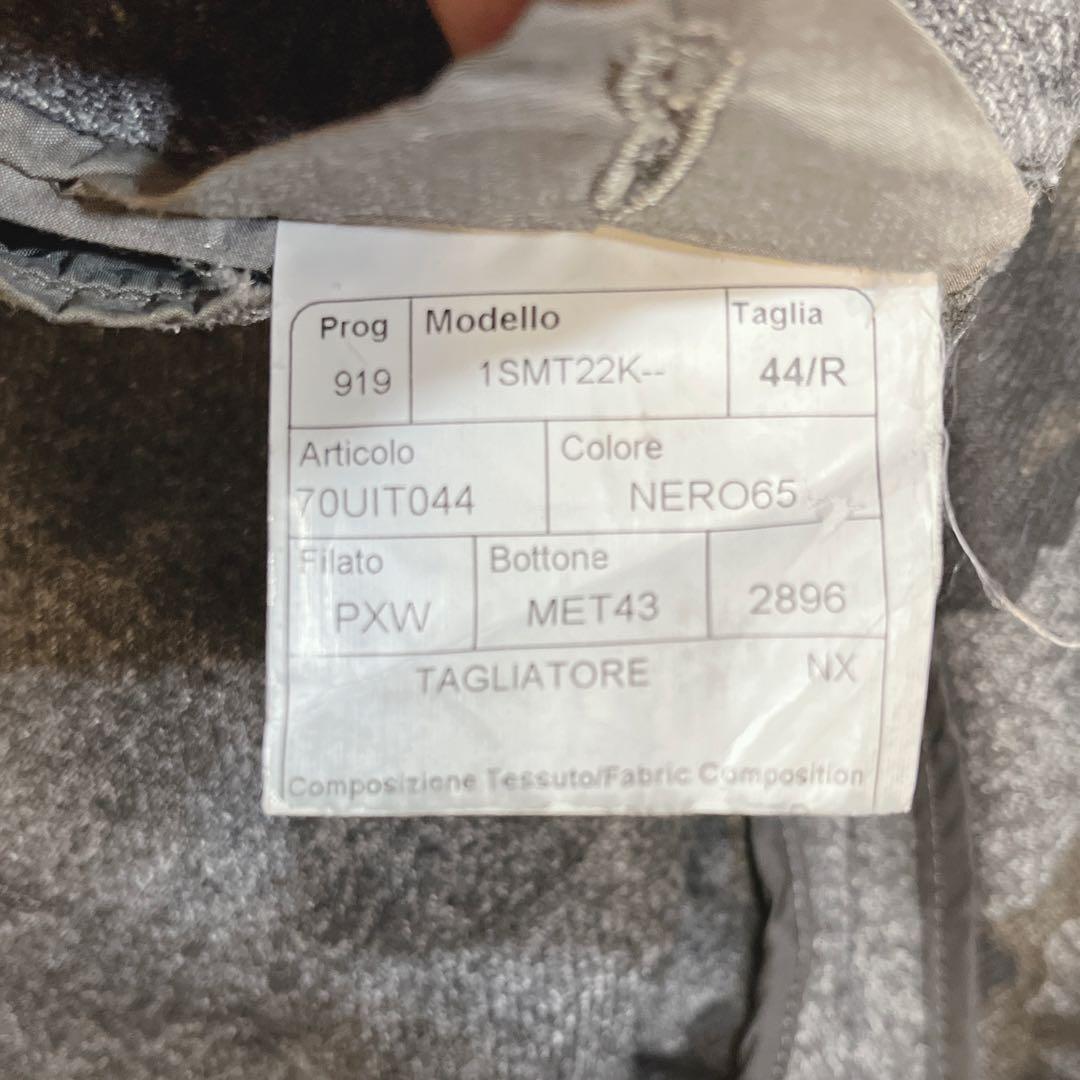 【美品】タリアトーレ テーラードジャケット エルボーパッチ ウール グレー M