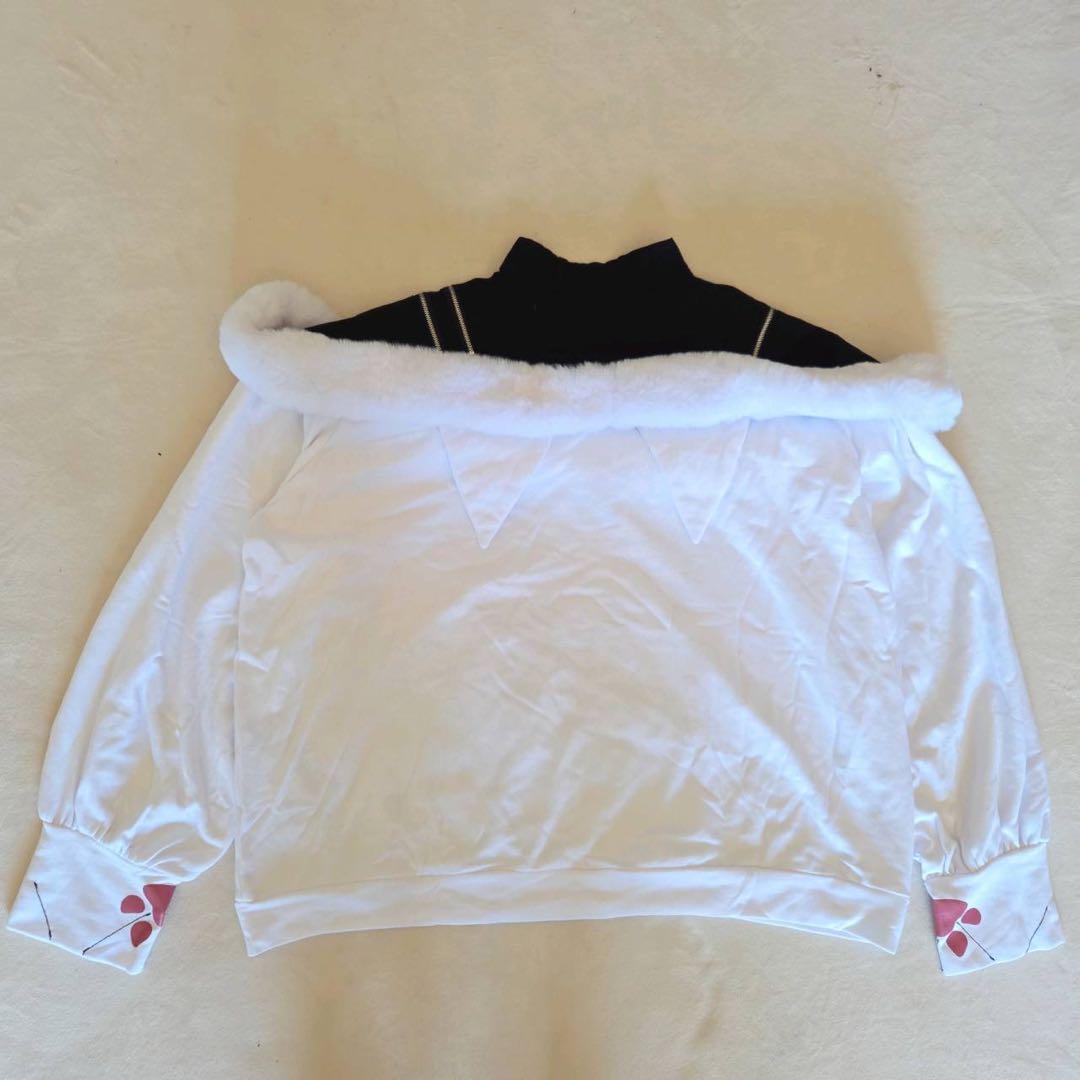 IRO IRO もふもふ娘のひっかきトップス トレーナー 白 ファー 肉球 新品