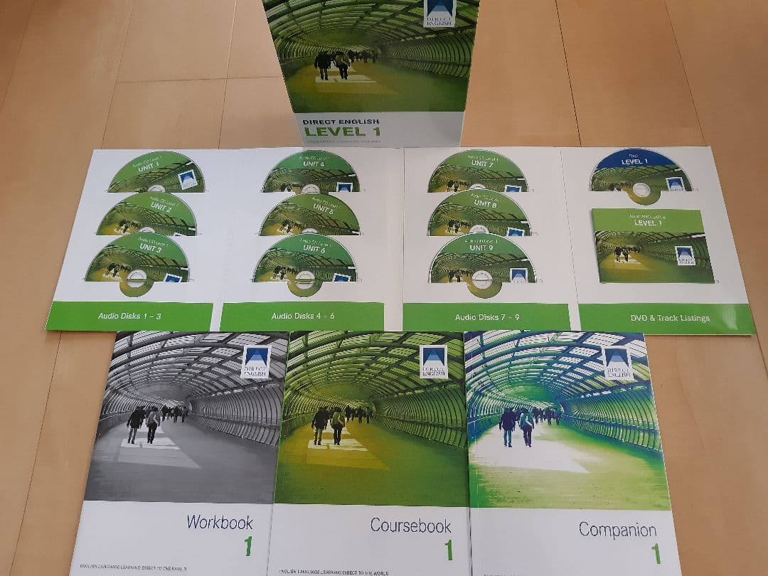 ダイレクトイングリッシュ　英会話教材　foundation&level1　セット