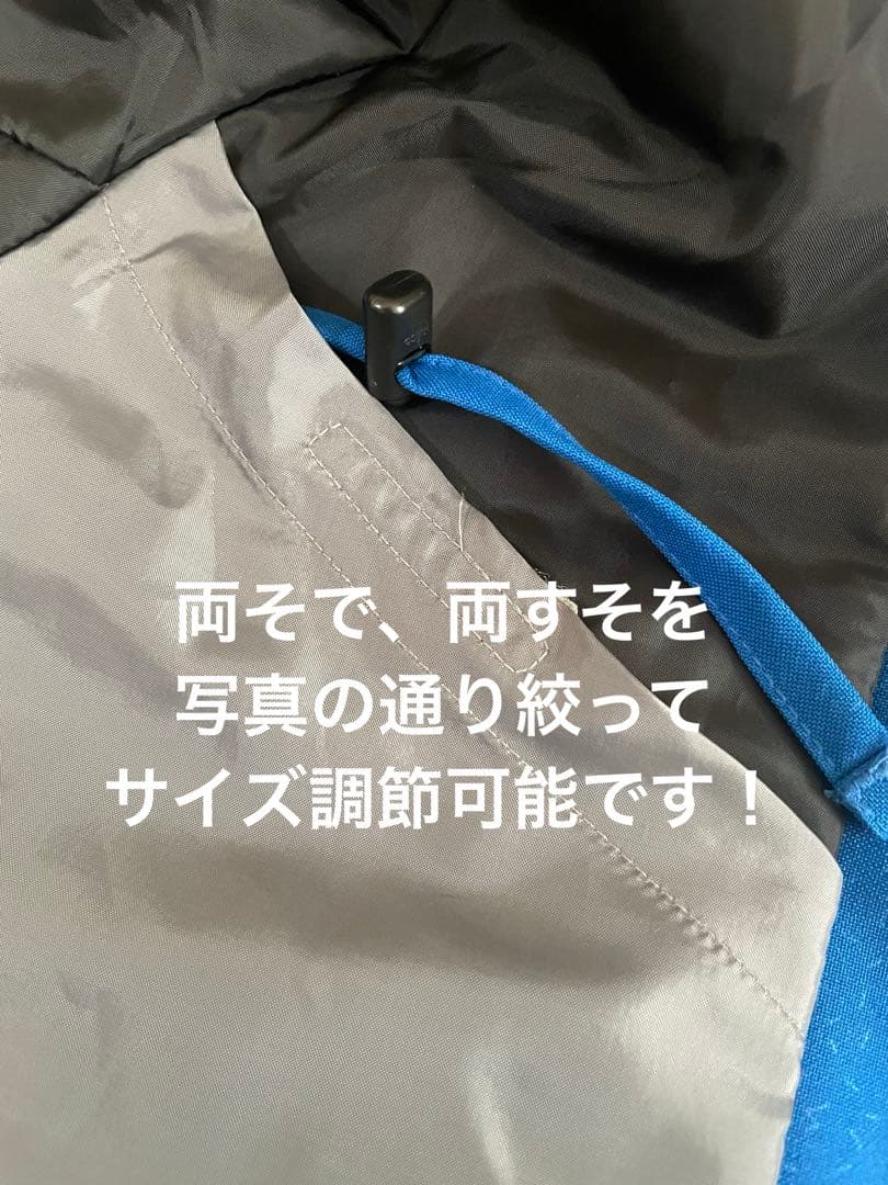 phenix(フェニックス)スキーウェア 子ども用 上着は赤青、パンツは紺色