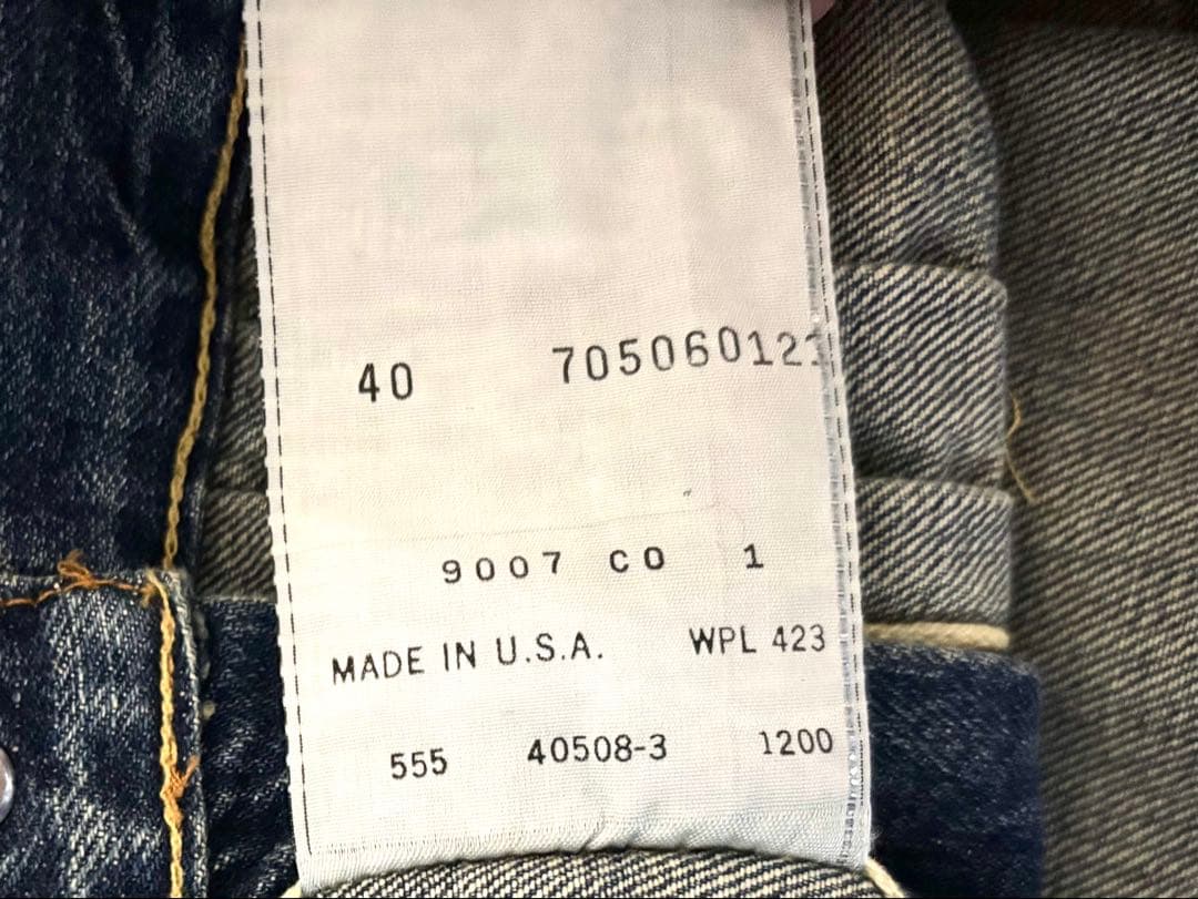 【サイズ40】506xx リーバイス　バレンシア　555