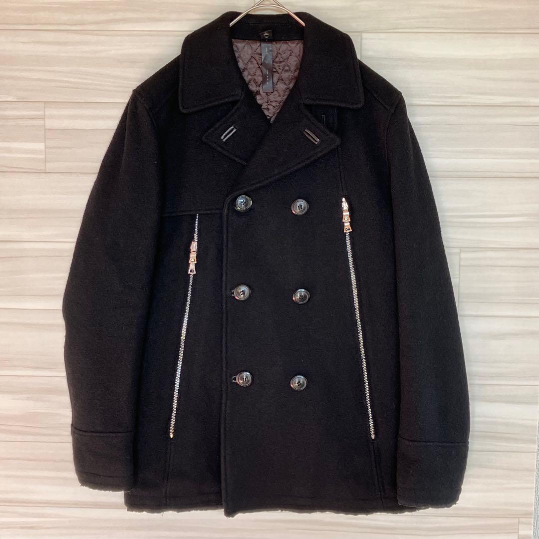 ダブルジェーケー　wjk ピーコート　ジャケット　Pコート　ウール　L