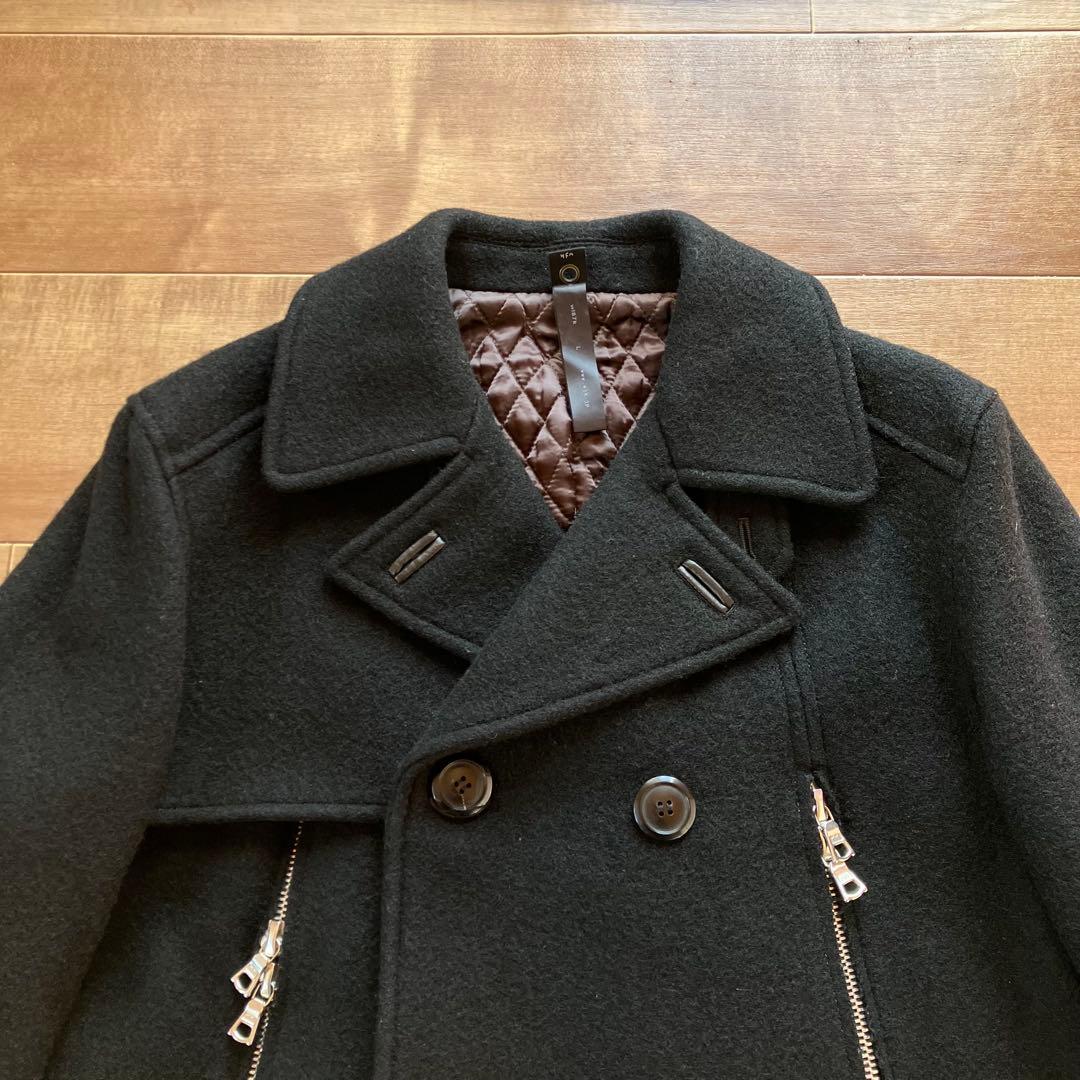 ダブルジェーケー　wjk ピーコート　ジャケット　Pコート　ウール　L