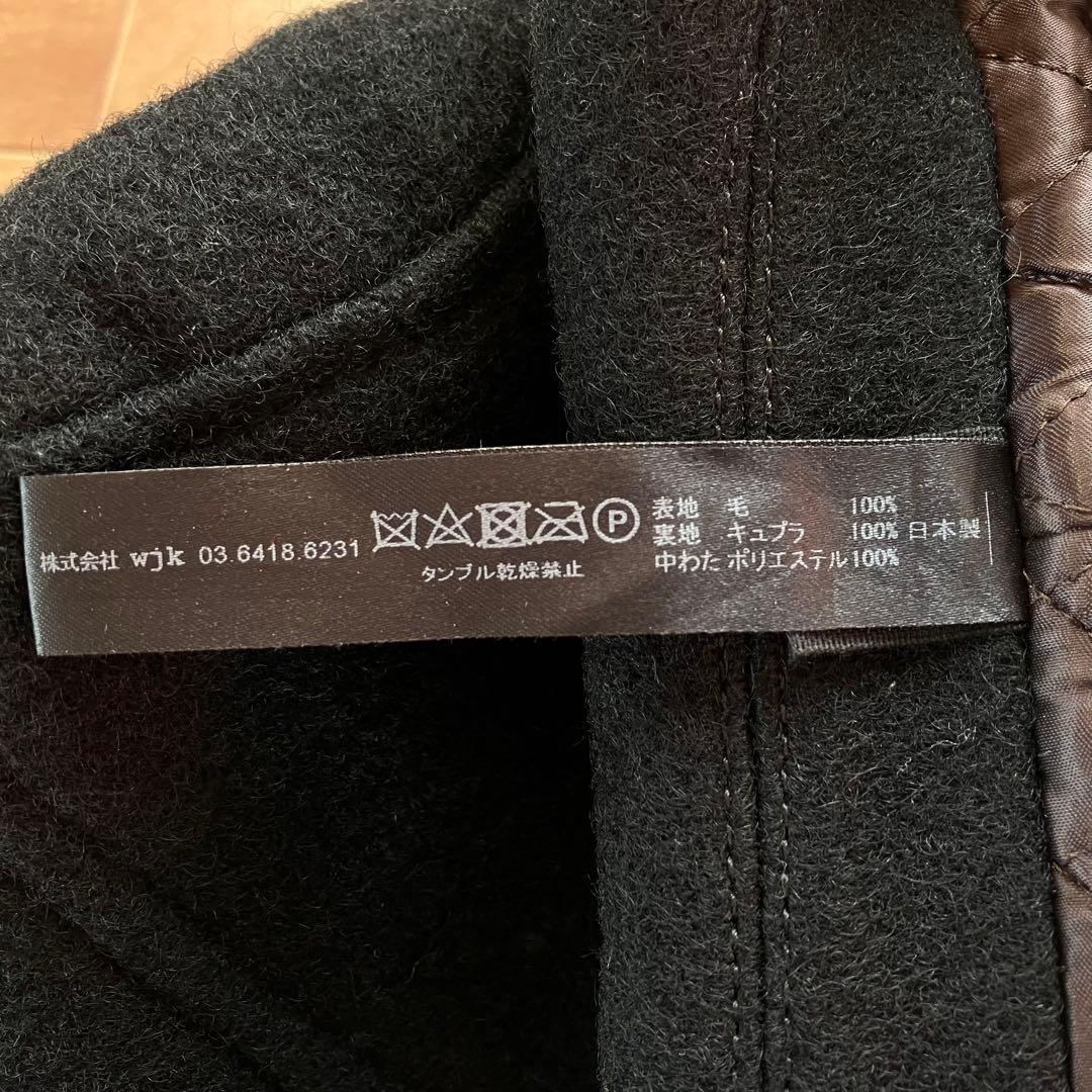 ダブルジェーケー　wjk ピーコート　ジャケット　Pコート　ウール　L