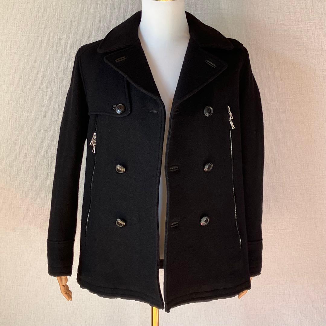ダブルジェーケー　wjk ピーコート　ジャケット　Pコート　ウール　L