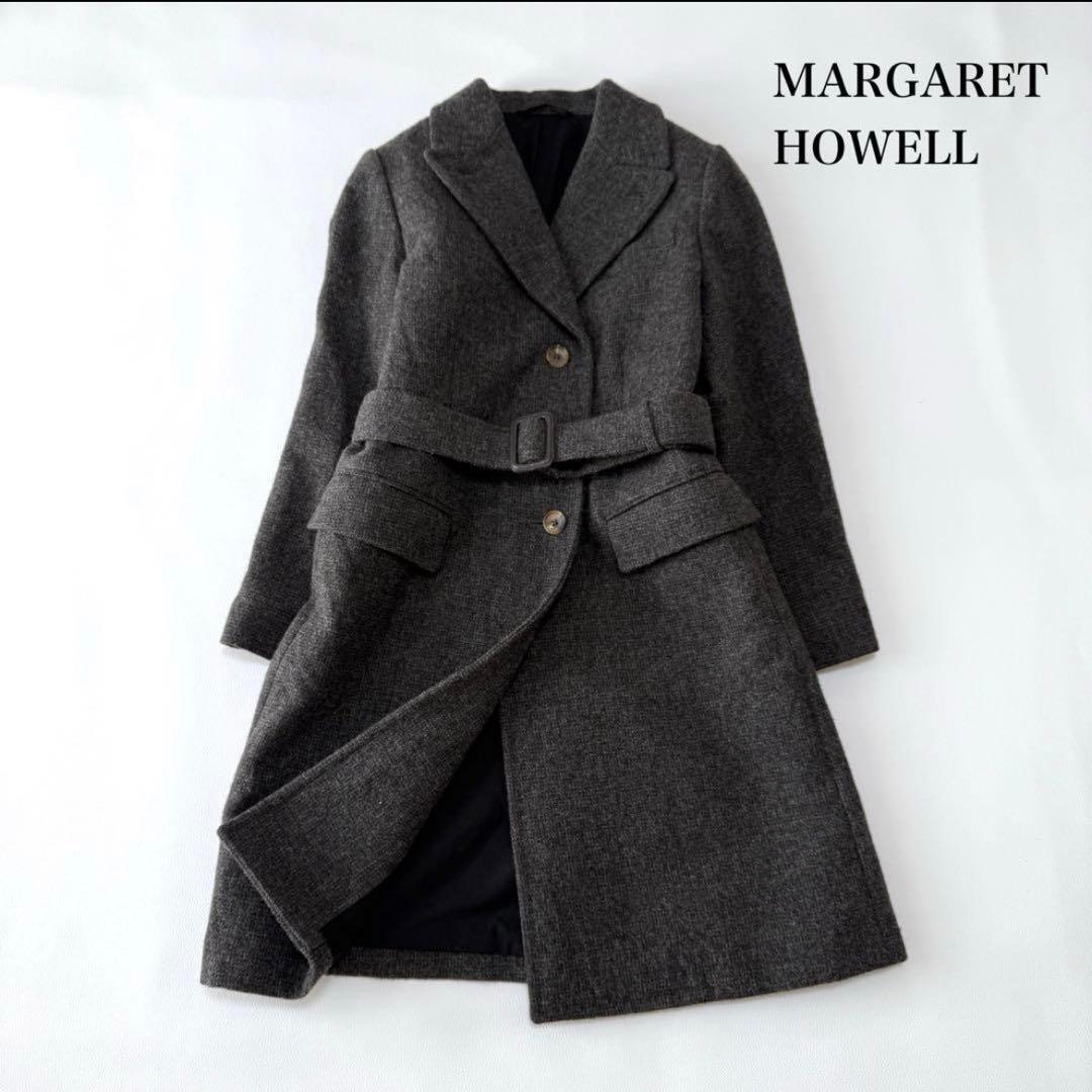 MARGARET HOWELL ダークグレー チェスターコート