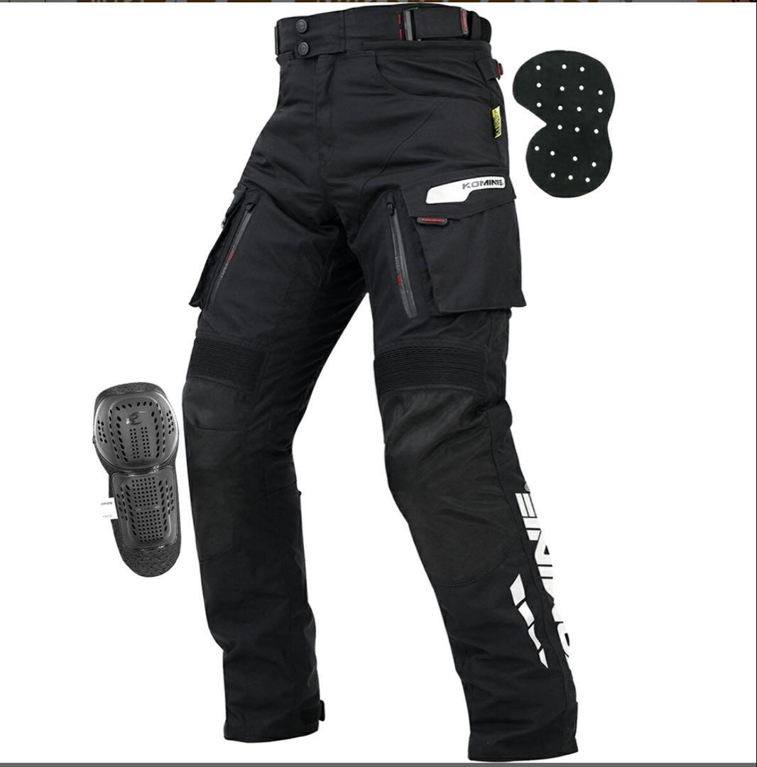 コミネ KOMINE ウィンターパンツGERMANIA ブラック Mサイズ