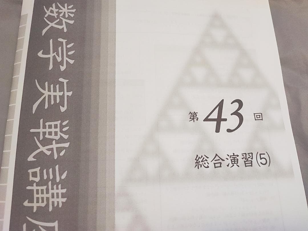 鉄緑会　高2数学実戦講座Ⅰ/Ⅱ　例題解答含むフルセット　通期
