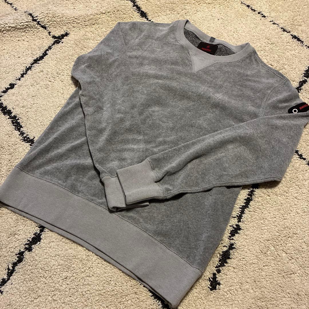 BRIEFING GOLF スウェット　グレー