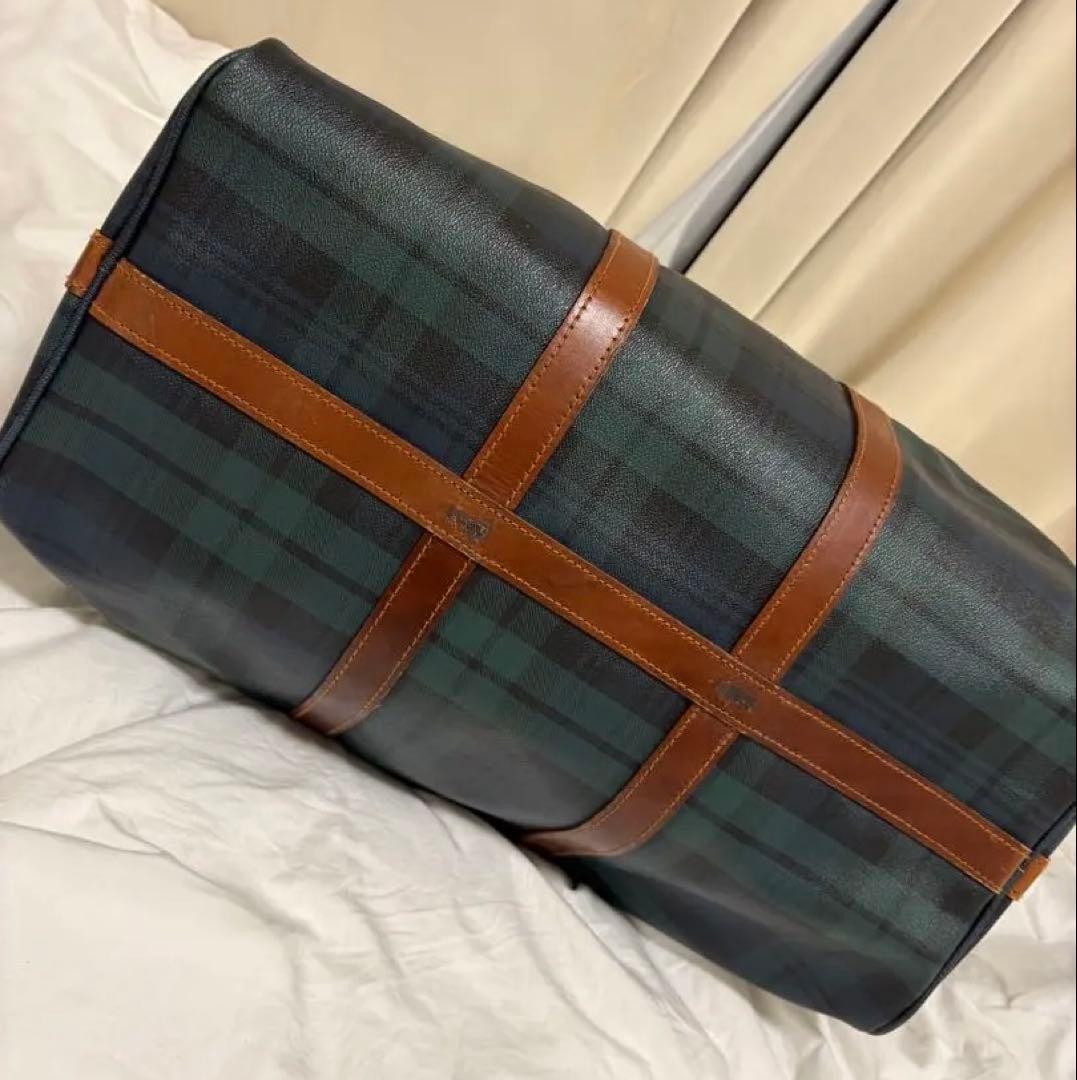 POLO LALPH LAUREN チェック柄ボストンバッグ