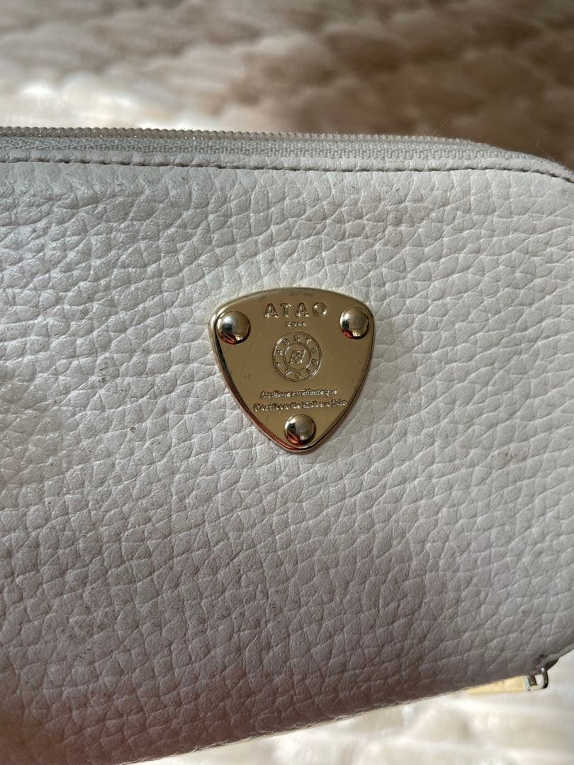 ATAO ミリモ ケリー アイビスホワイト　折り財布