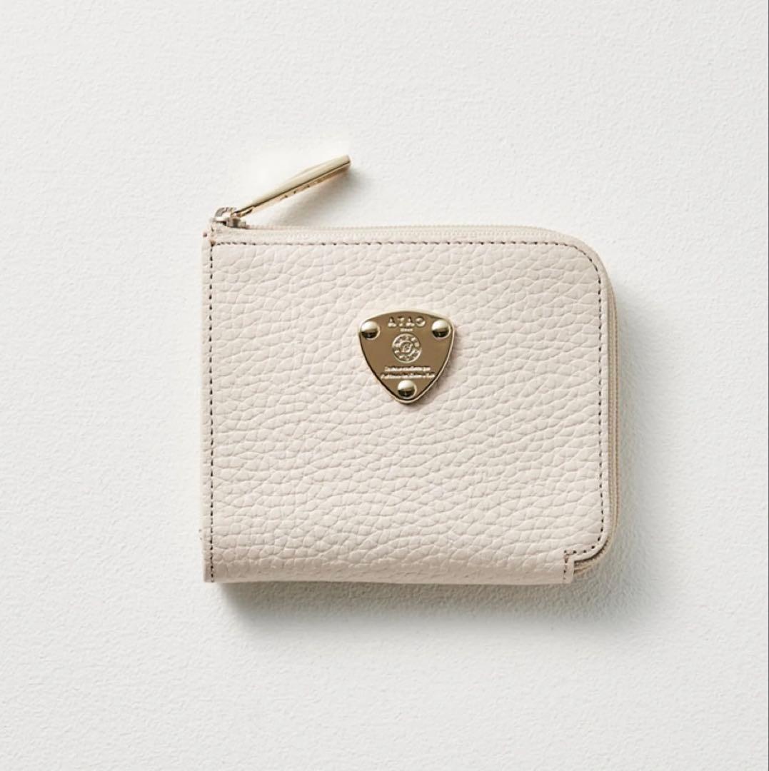 ATAO ミリモ ケリー アイビスホワイト　折り財布