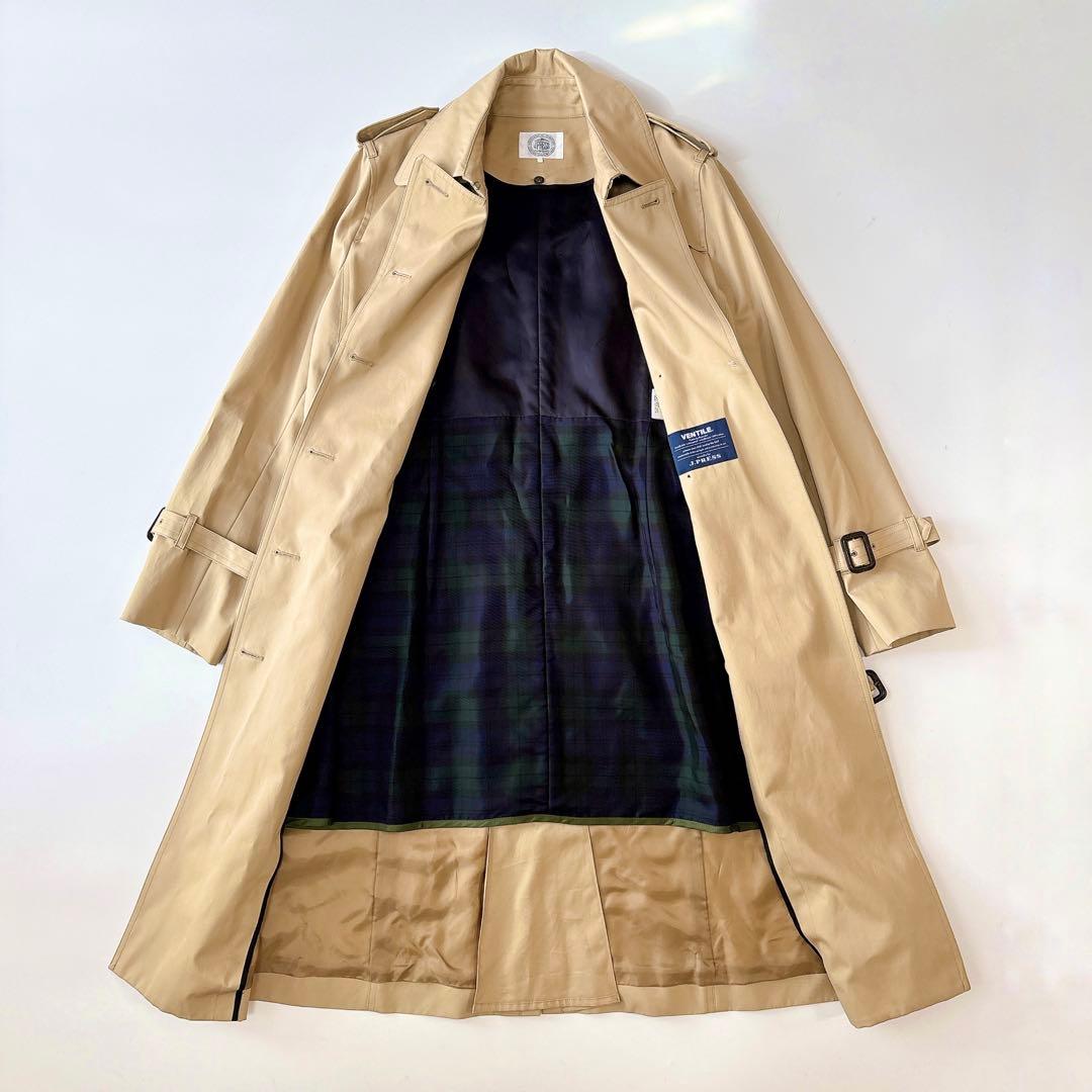 極美品⁑ジェイプレス　ベンタイル　ロングトレンチコート　ウールライナー付き　9号