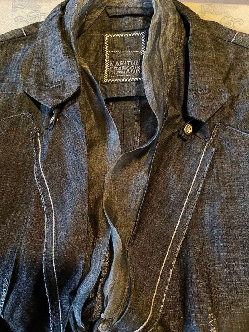 MARITHE + FRANCOIS GIRBAUD シャーリングジャケット