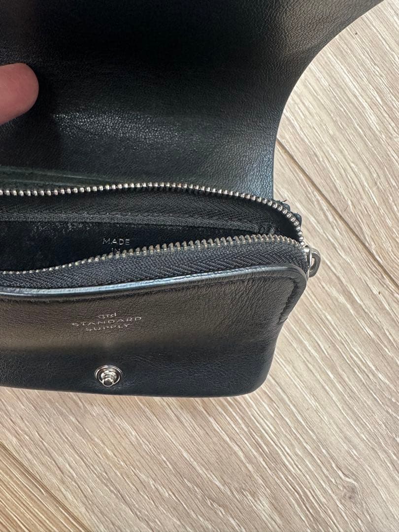 STANDARD SUPPLY ブラック二つ折り財布