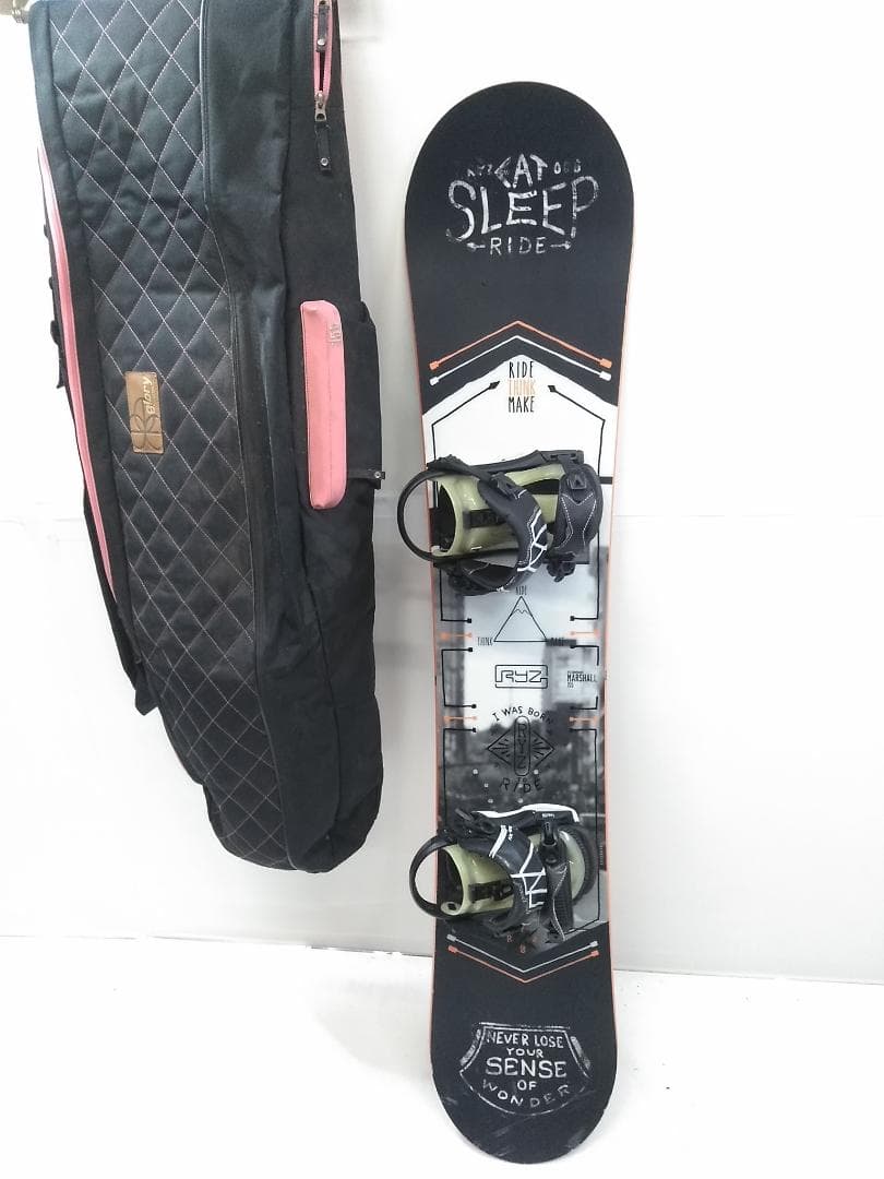 RYZ ライズ MARSHALL 155cm スノーボード ビン ヘッド M △