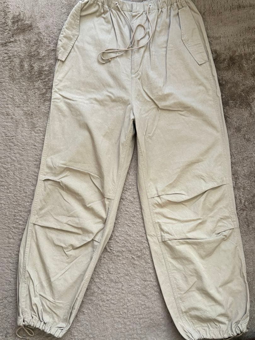 【THE SHISHIKUI】PARACHUTE PANTS / BEIGE