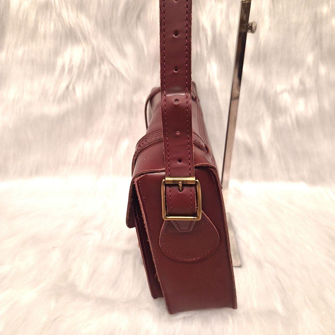 【Dr.Martens】レザーサッチェルバッグ/13インチ/チェリーレッド