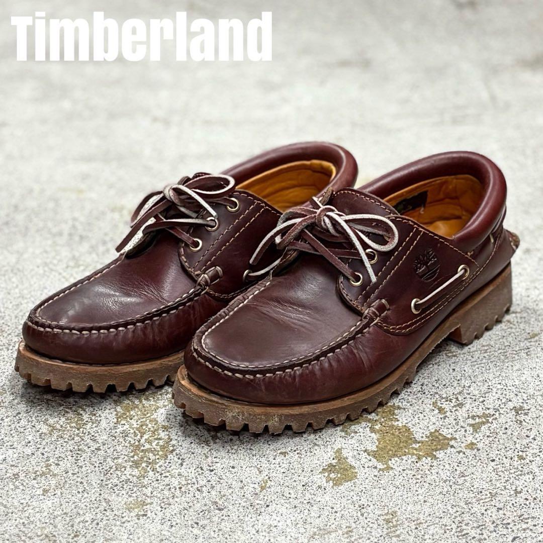 Timberland ティンバーランド　3eye スリーアイ　デッキ　革靴