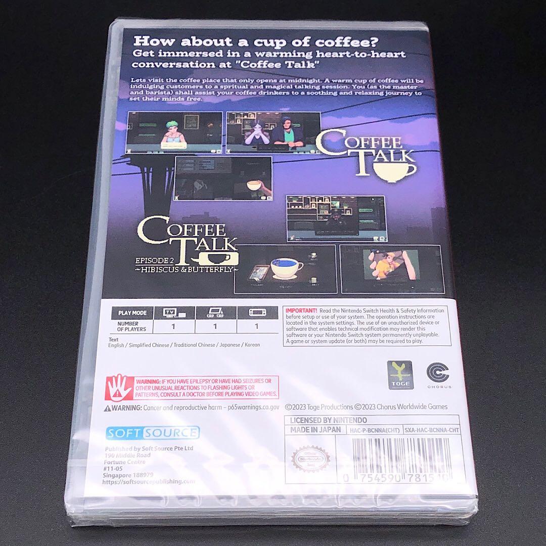 コーヒートーク エピソード 1 + 2 ダブルパック switch スイッチ