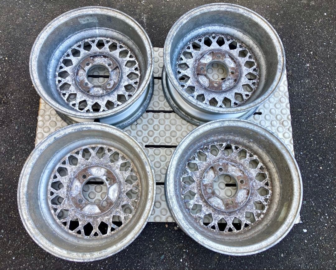 送料無料！WEDS メッシュ13インチホイール 4個セットヨーロピアン1