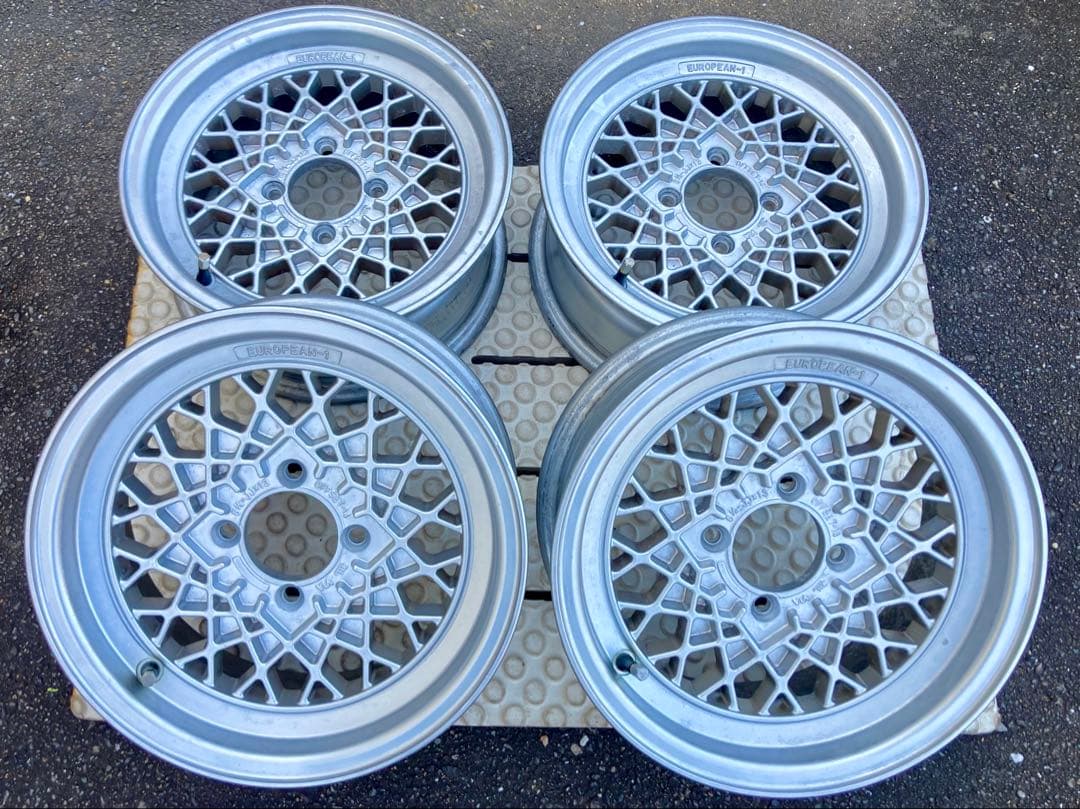 送料無料！WEDS メッシュ13インチホイール 4個セットヨーロピアン1
