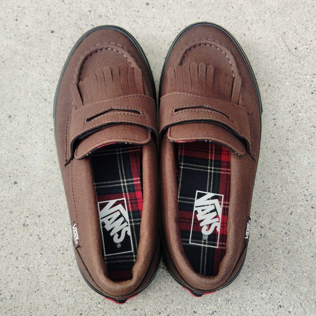 Vans fudge ローファー ブラウン
