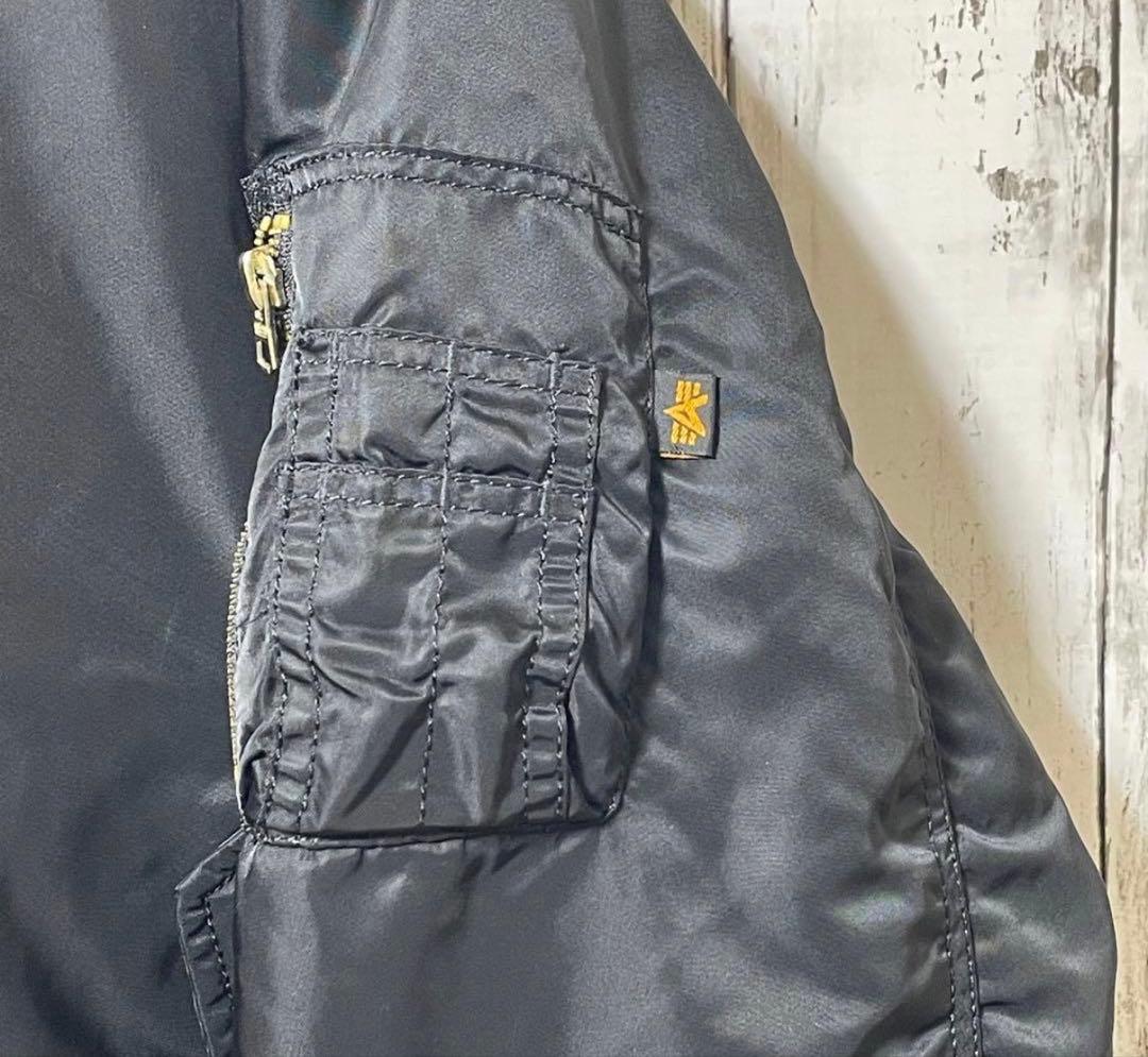 【ALPHA】 アルファ ma -1 フライトジャケット リバーシブル M