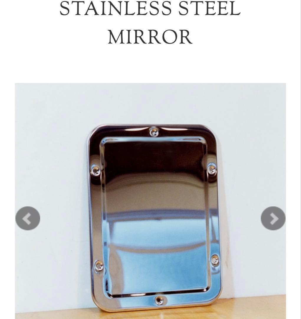 パシフィックファニチャー STAINLESS STEEL MIRROR 鏡 美品