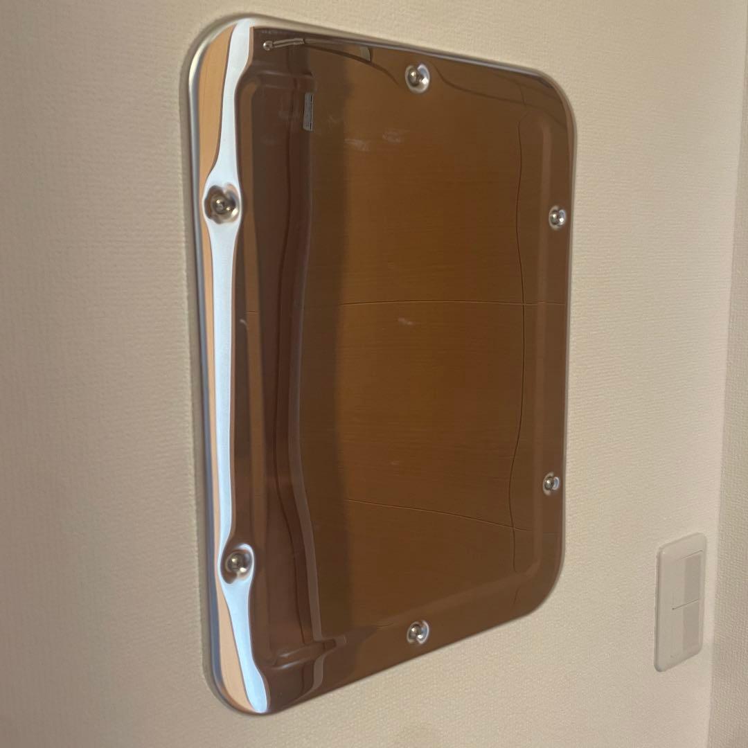 パシフィックファニチャー STAINLESS STEEL MIRROR 鏡 美品
