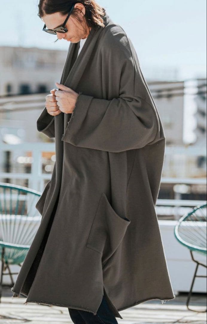 【CAMBIO⭐︎タグ付き⭐︎】KIMONO Like スウェットガウンM