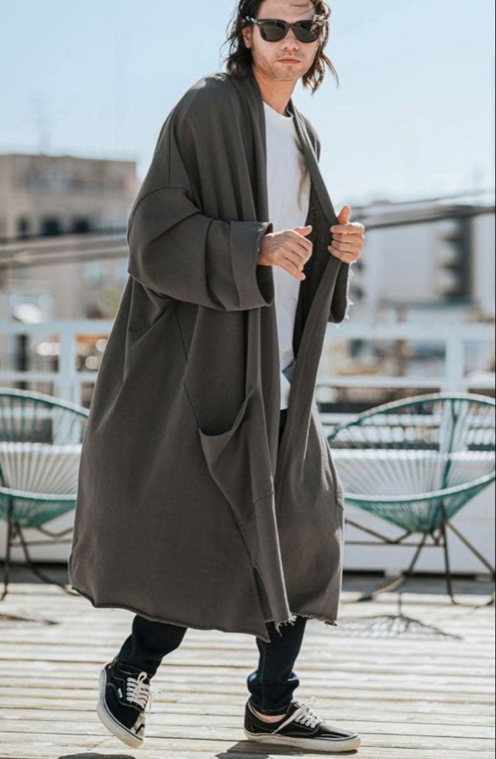 【CAMBIO⭐︎タグ付き⭐︎】KIMONO Like スウェットガウンM