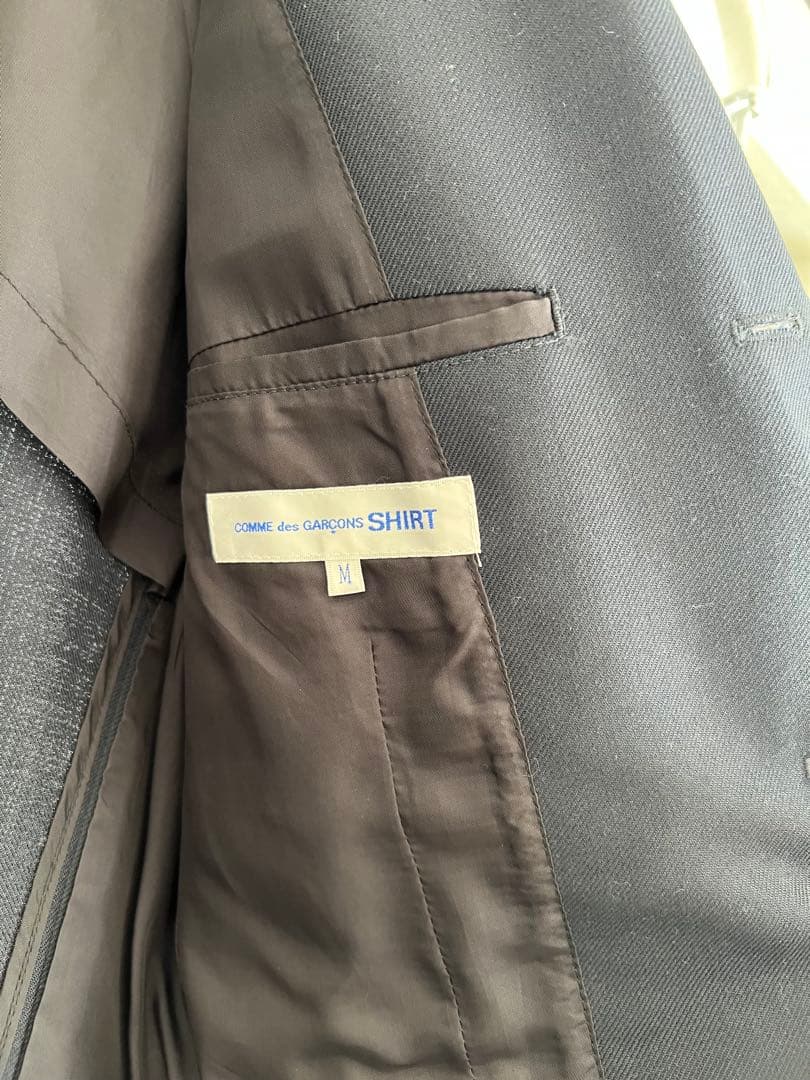 COMME des GARÇONS SHIRT テーラードジャケット M 紺色