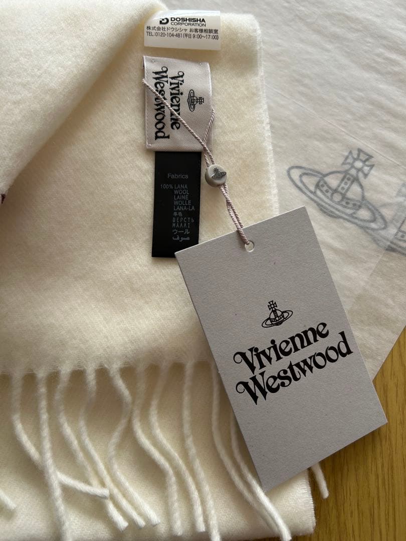 専用　新品未使用　ヴィヴィアンウエストウッド マフラー　ホワイト