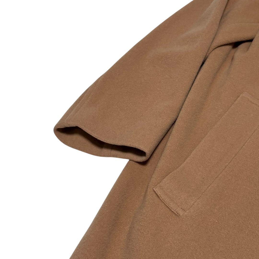 美品 マッキントッシュロンドン メルトン　ロングステンカラーコート キャメル44