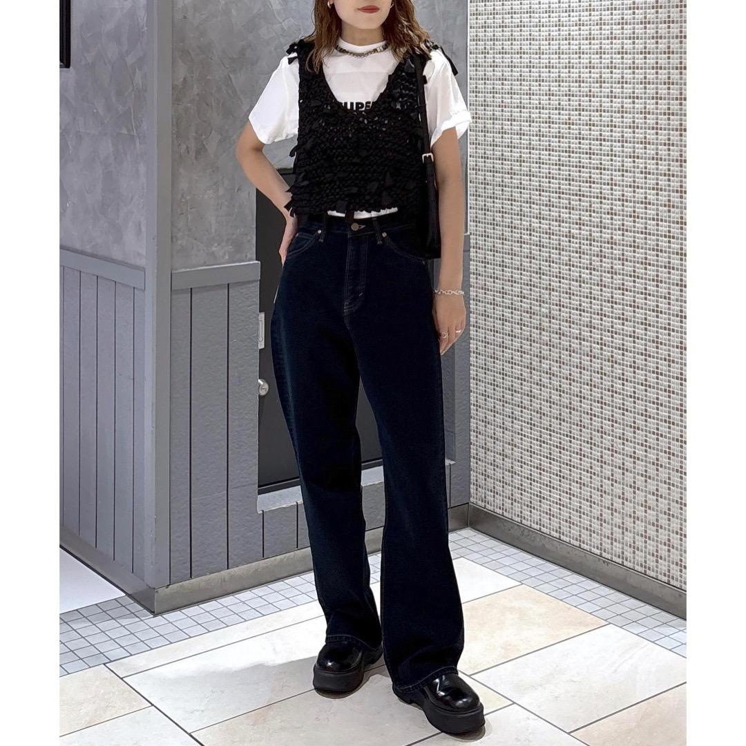 未使用 ADAM ET ROPE アダムエロペ 25AW テープヤーンベスト