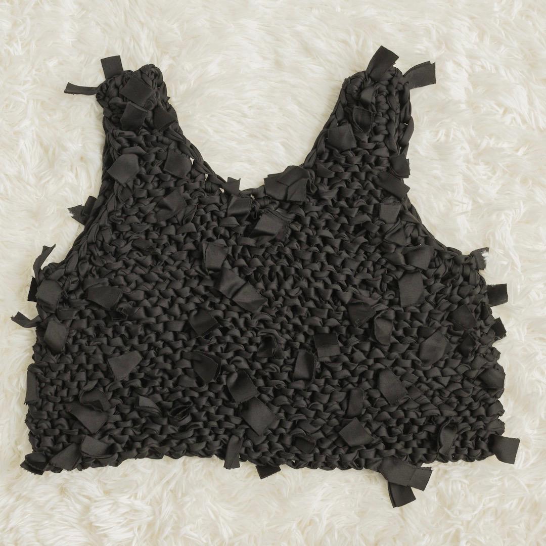 未使用 ADAM ET ROPE アダムエロペ 25AW テープヤーンベスト