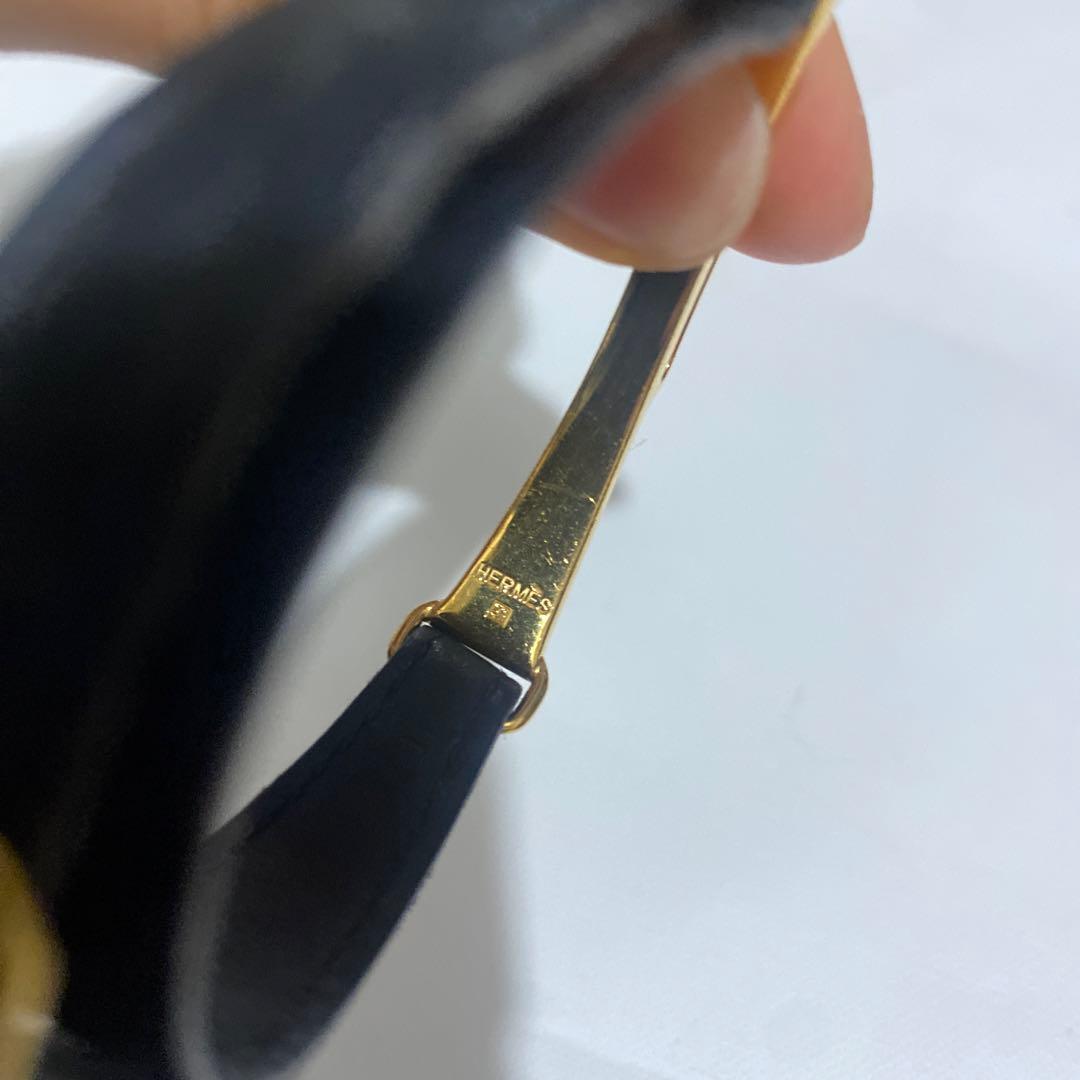 エルメス　レザー　バングル　ブレスレット