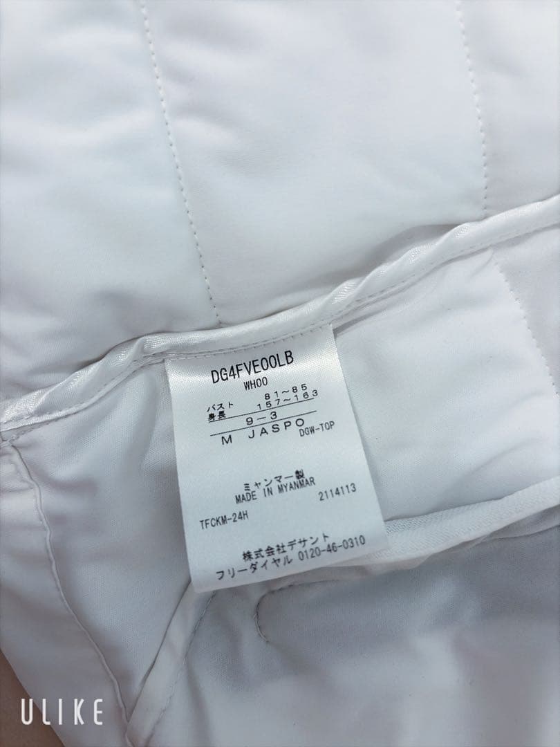 デサントゴルフ　レディース　ダウンベスト　Mサイズ