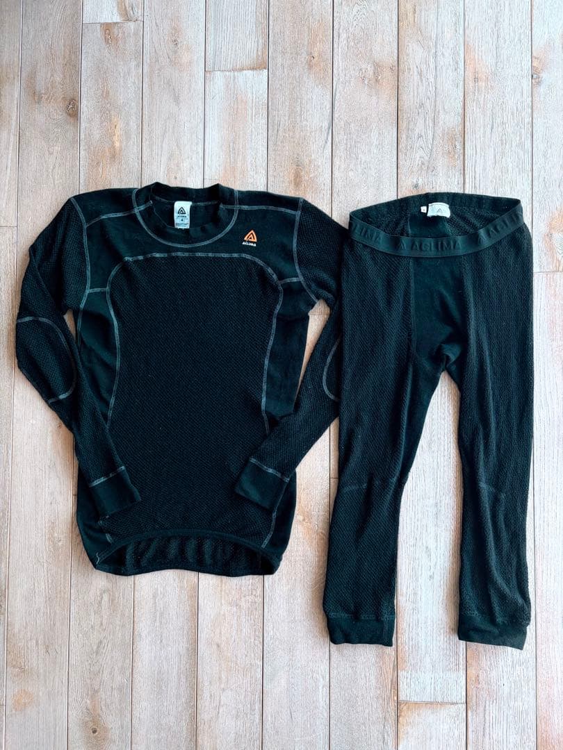 Aclima アクリマ ウールネット メリノウール 上下セット