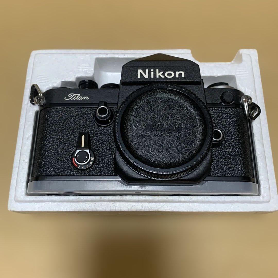 【希少カメラ】　Nikon F2チタン ボディ （Titan ネーム入り）元箱