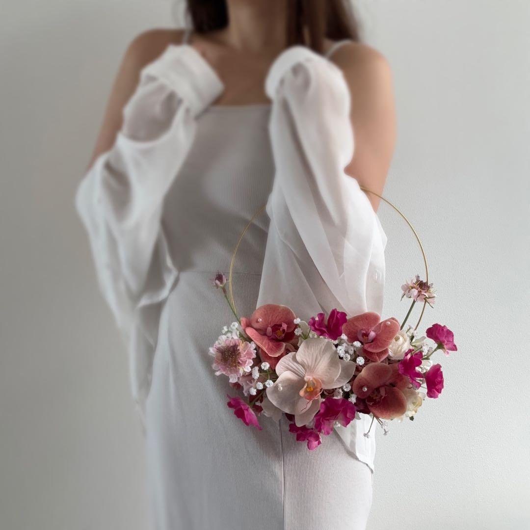 ブーケ2点 ブートニア2点セット°・*:.。.☆