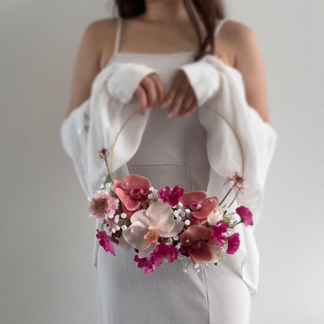 ブーケ2点 ブートニア2点セット°・*:.。.☆