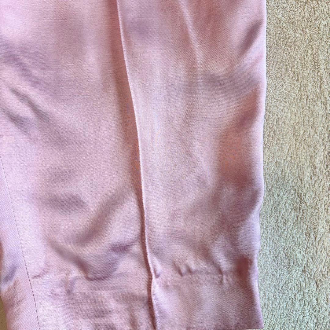 Drawer ドゥロワー 定価5,8万円 ピンク ドロスト パンツ