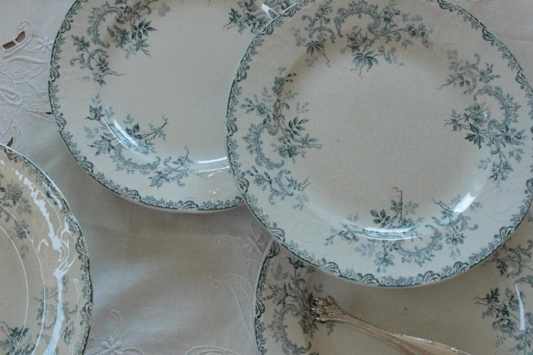 【B】フランスアンティーク・ショワジールロワVILLARDプレート