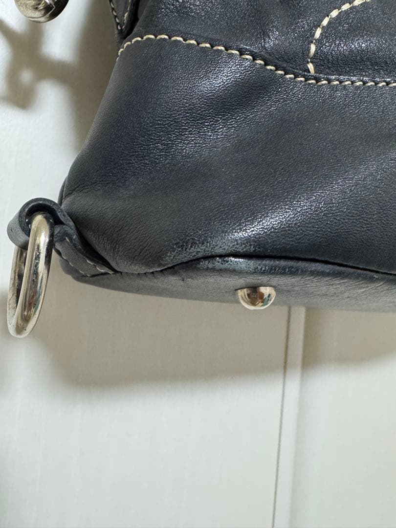 ヴィヴィアンウエストウッド 2way レザー ビッグオーブショルダーバッグ